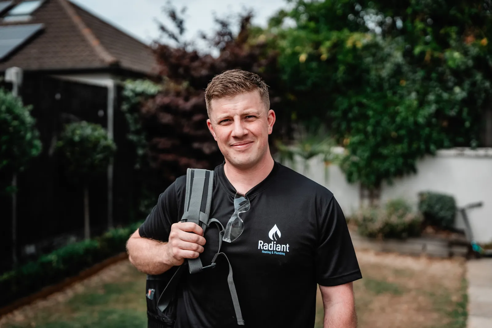 Gerard, RGI registered gas installer and owner of Radiant Heating and Plumbing